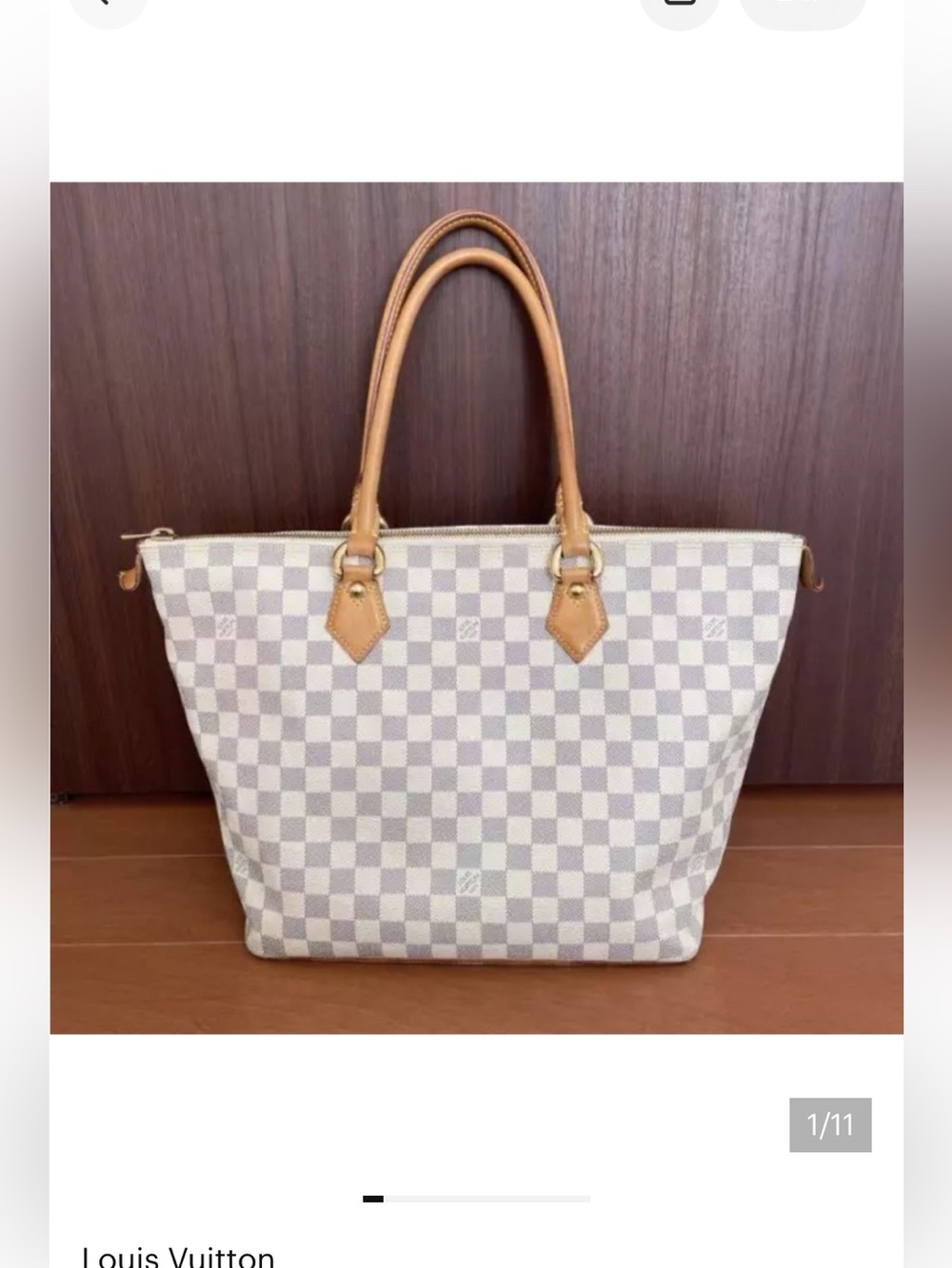 Authentic vintage LOUIS VUITTON Saleya MM
Tote shoulder bag W/O wallet!